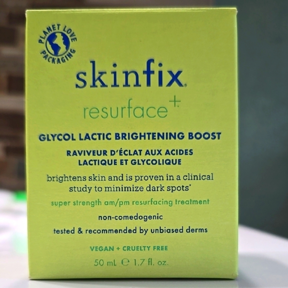 Skin Resurface Glycol Lactic Brightening Boost - Green